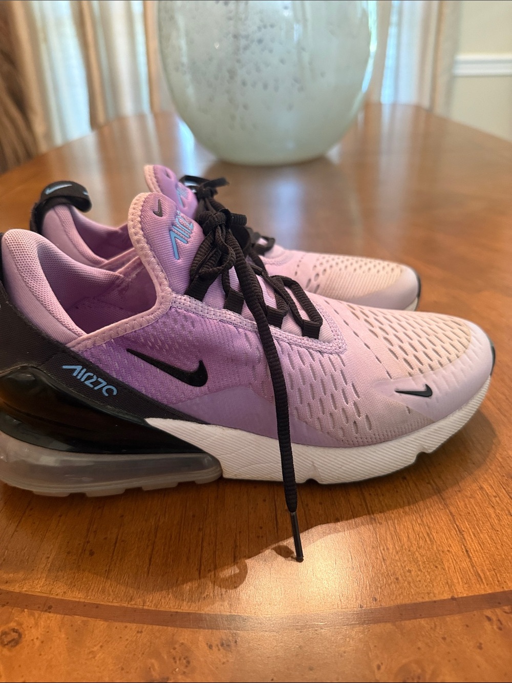 Nike Lavender and Black Air Max Style Trainers - Picture 2 of 4